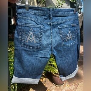 ▶️ 7 FOR ALL MANKIND ◀️ A-pocket Crop Shorts